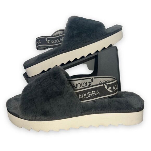 Koolaburra by UGG Fuzz'n II Stone Grey 1116914 Women's 10 - Picture 1 of 10